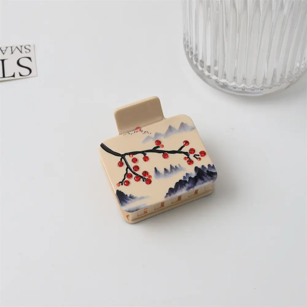 New Style Chinese Ink Painting Hair Clip for Women — feature 30