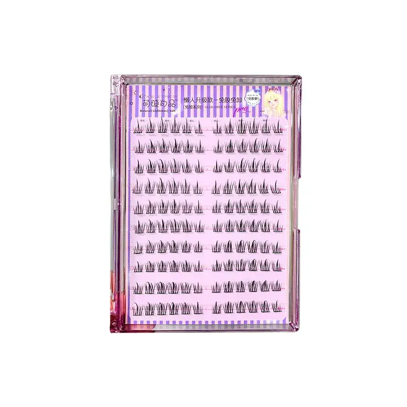 Large Capacity Self-Adhesive False Eyelashes for Natural Look