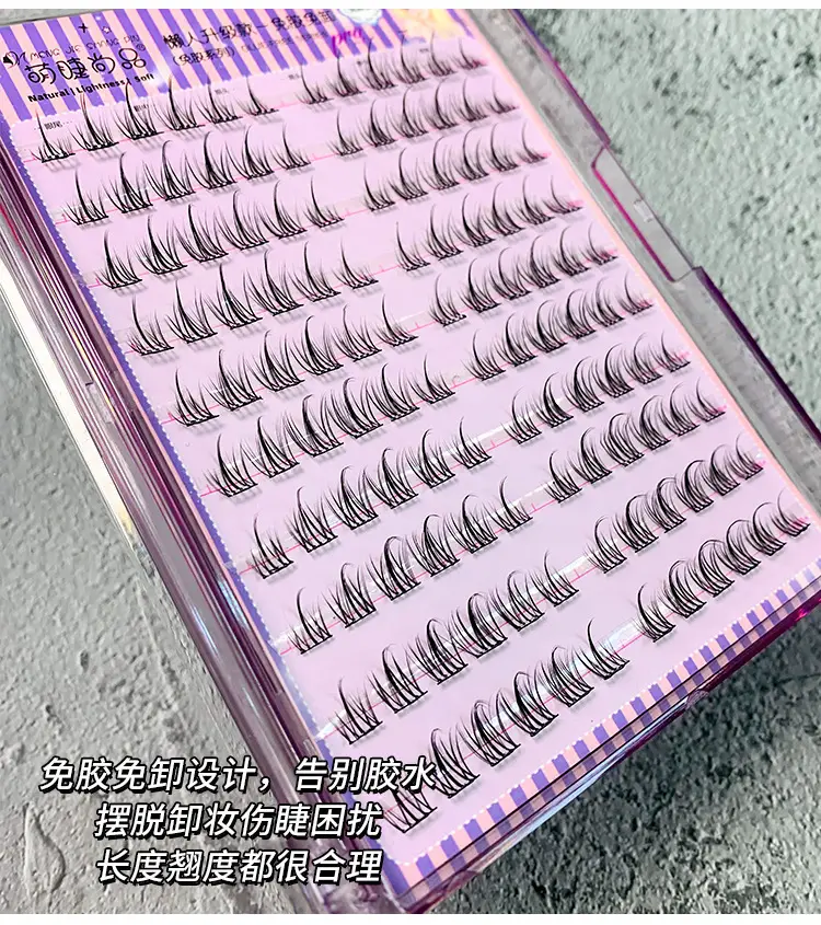 Large Capacity Self-Adhesive False Eyelashes for Natural Look — feature 5