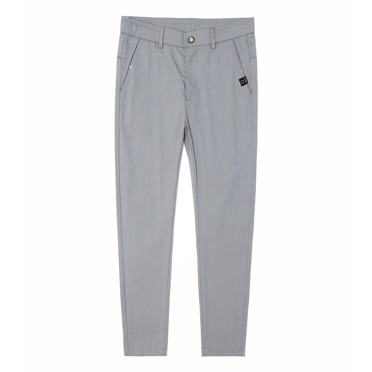 Men Light Khaki Slim Fit Western Pants Summer Thin Comfortable - Image 8