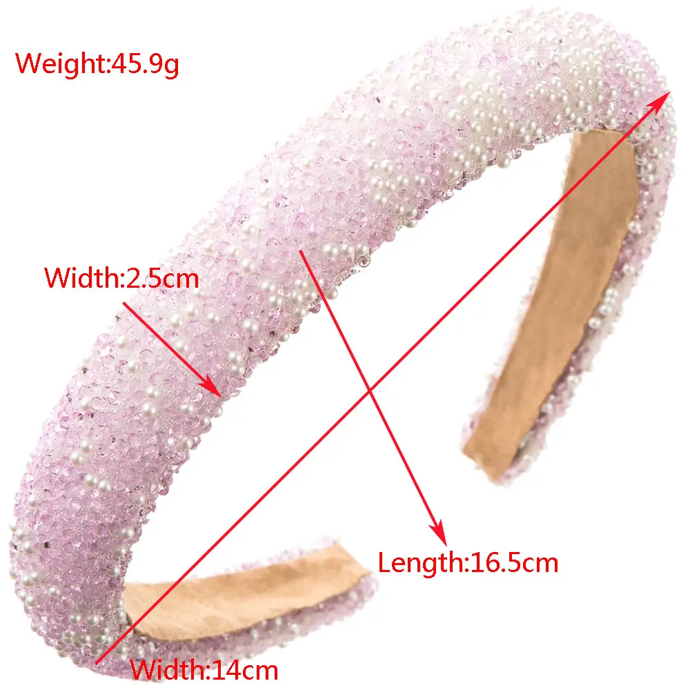 Purple Glitter Hair Band for Women