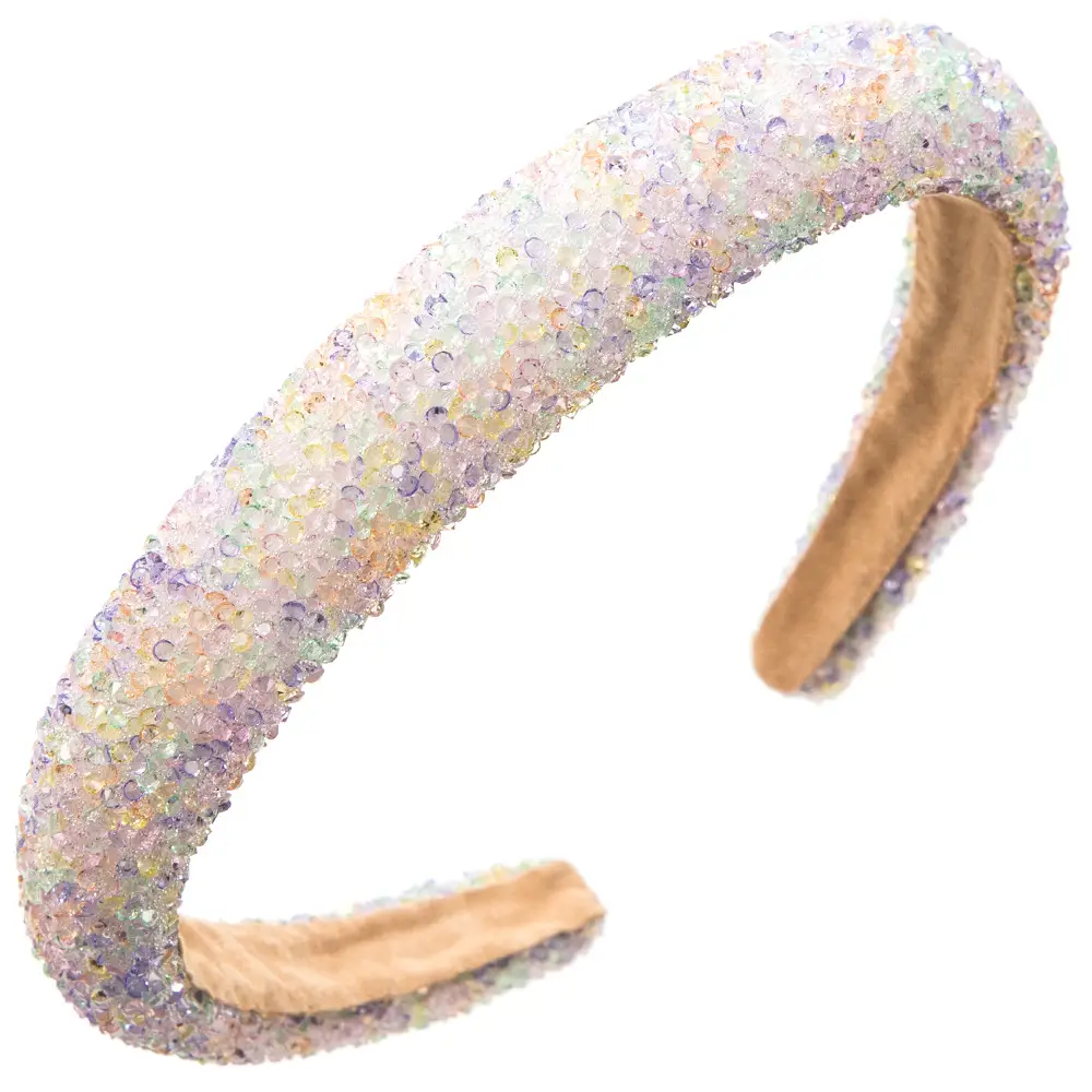 Purple Glitter Hair Band for Women