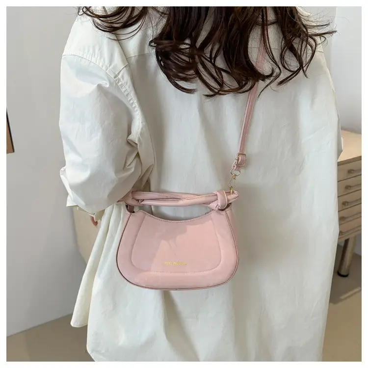 Pink Korean Style Shoulder Crossbody Bag for Women — feature 17