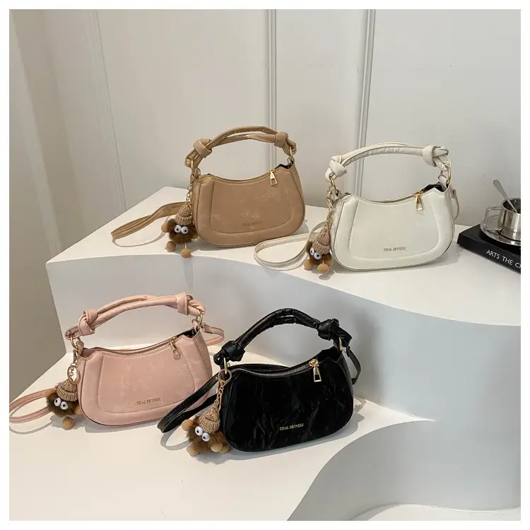 Pink Korean Style Shoulder Crossbody Bag for Women — feature 21