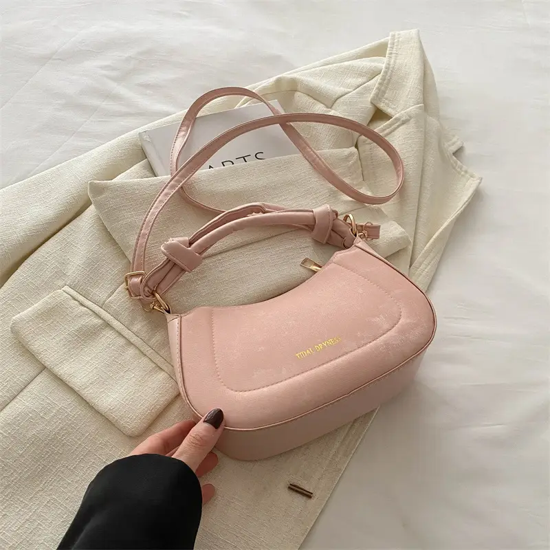 Pink Korean Style Shoulder Crossbody Bag for Women - Image 3