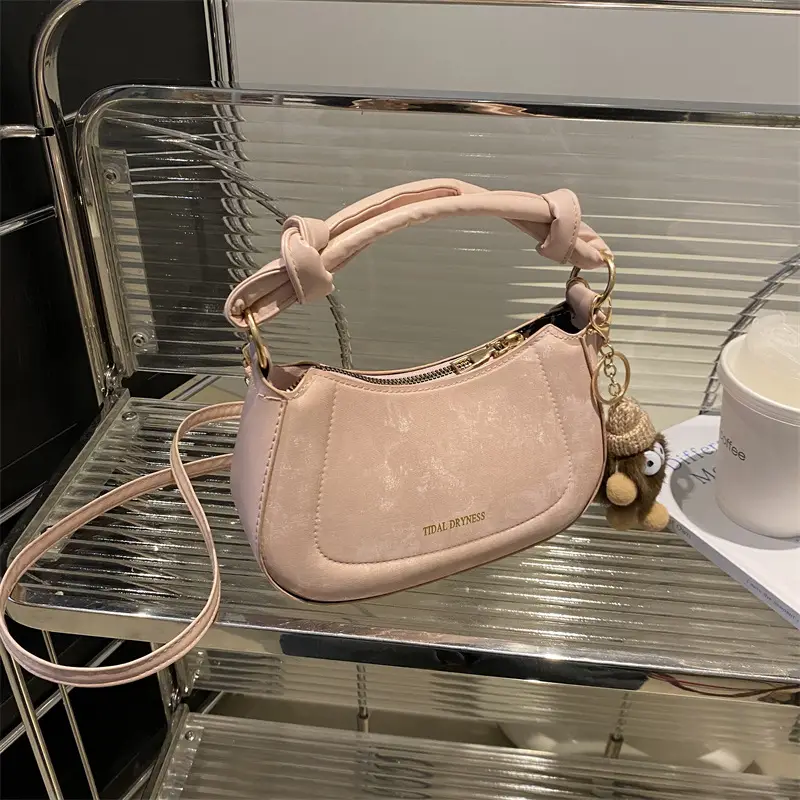 Pink Korean Style Shoulder Crossbody Bag for Women - Image 6