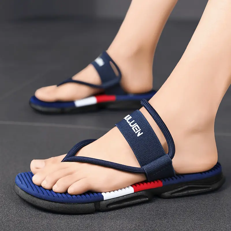 Men's Green Strap Flip Flops Summer 2024 - Image 5