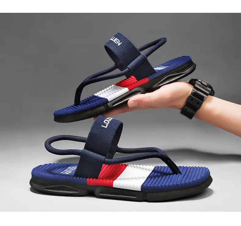 Men's Green Strap Flip Flops Summer 2024 — feature 16