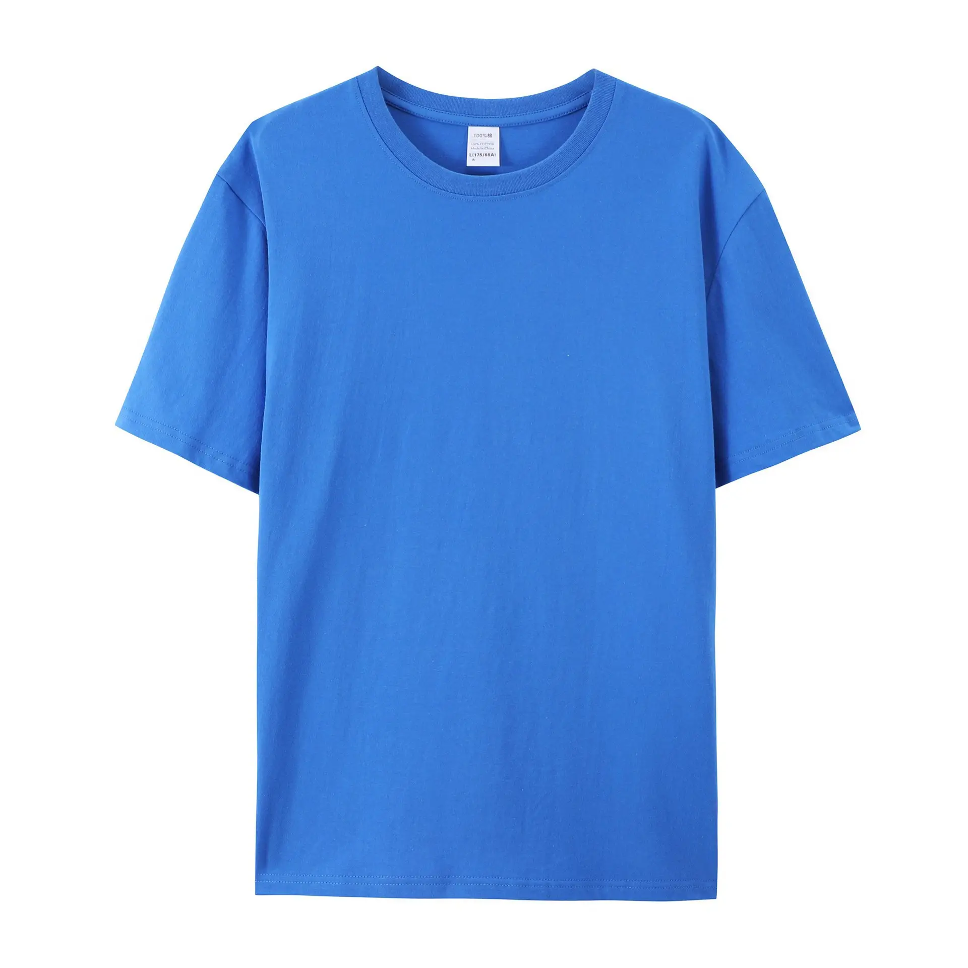 Pure Cotton Green T-Shirt Large Size - Image 10