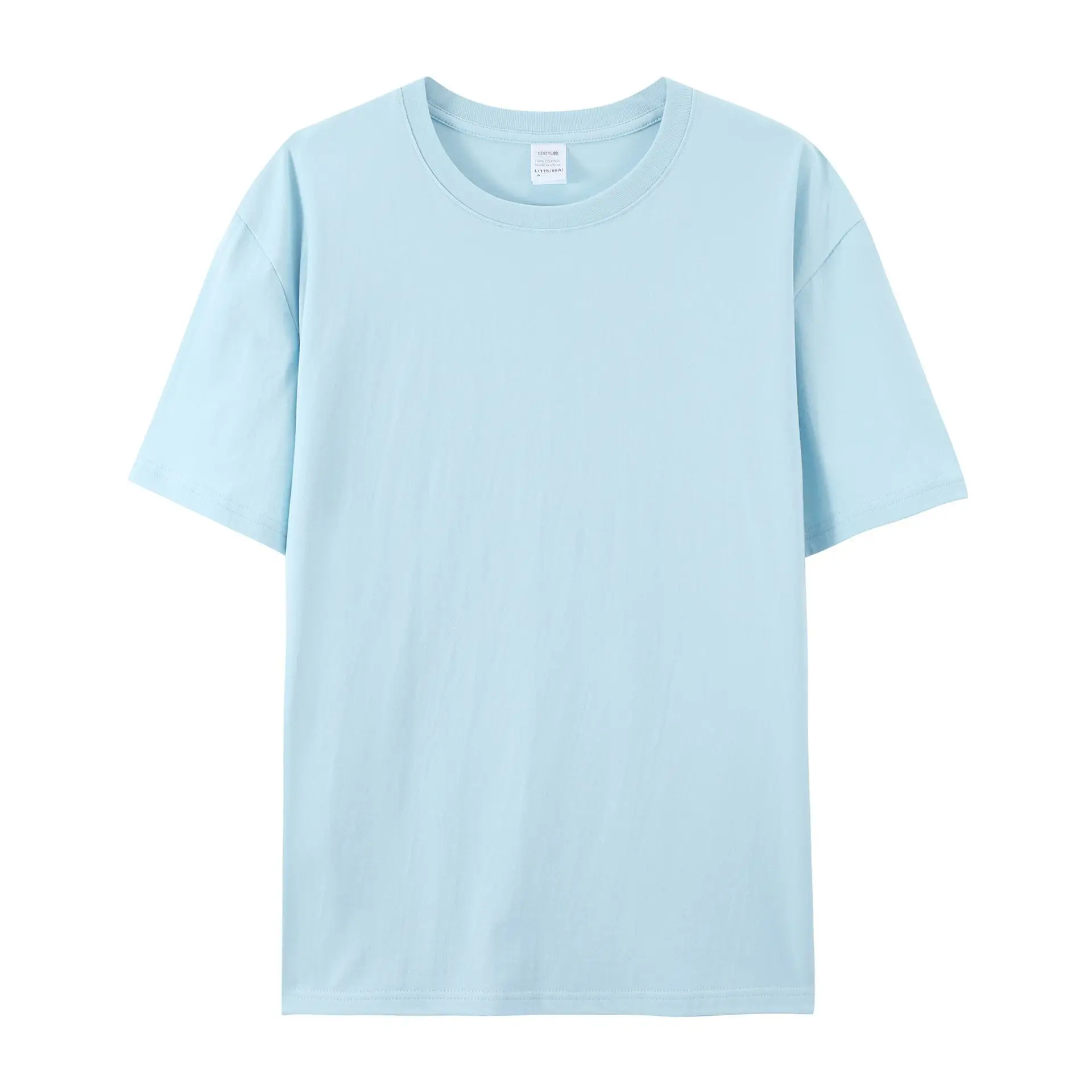 Pure Cotton Green T-Shirt Large Size - Image 11