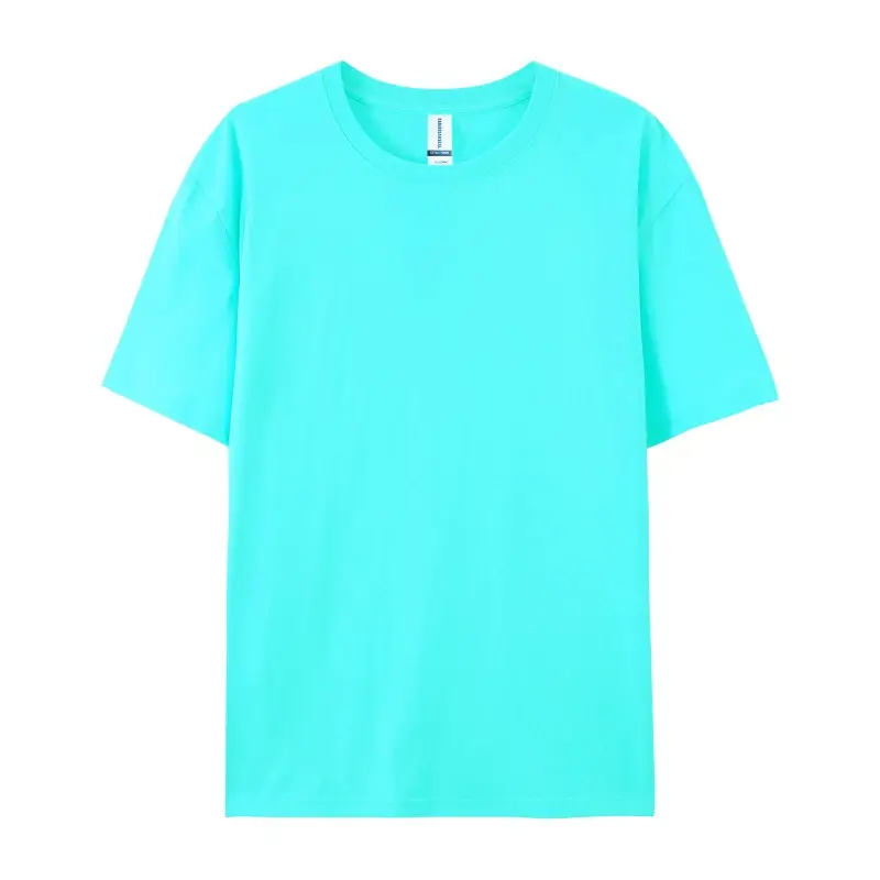 Pure Cotton Green T-Shirt Large Size - Image 12