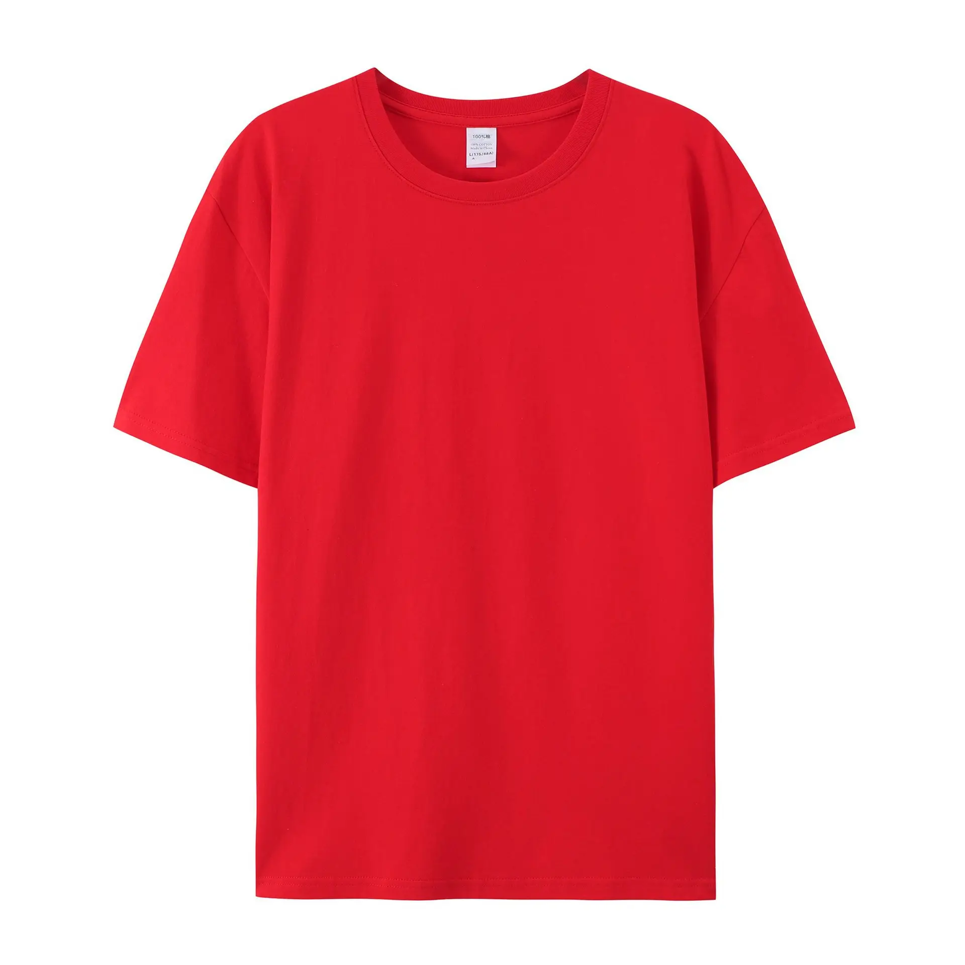 Pure Cotton Green T-Shirt Large Size - Image 14
