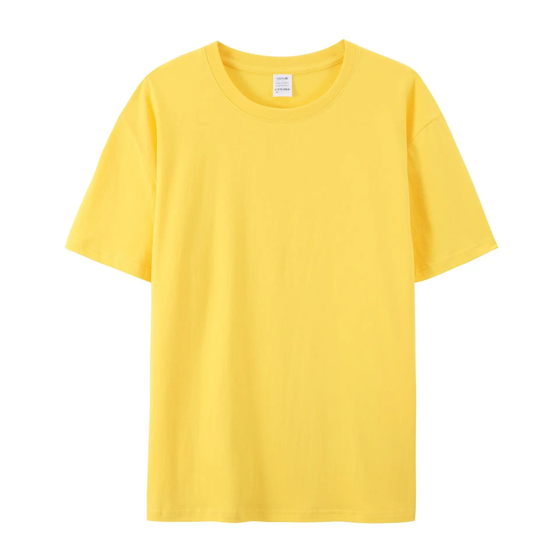 Pure Cotton Green T-Shirt Large Size - Image 20