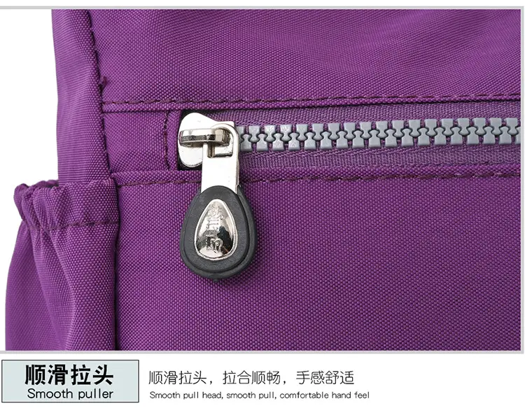 2024 Women's Waterproof Crossbody Bag Black Nylon — feature 12