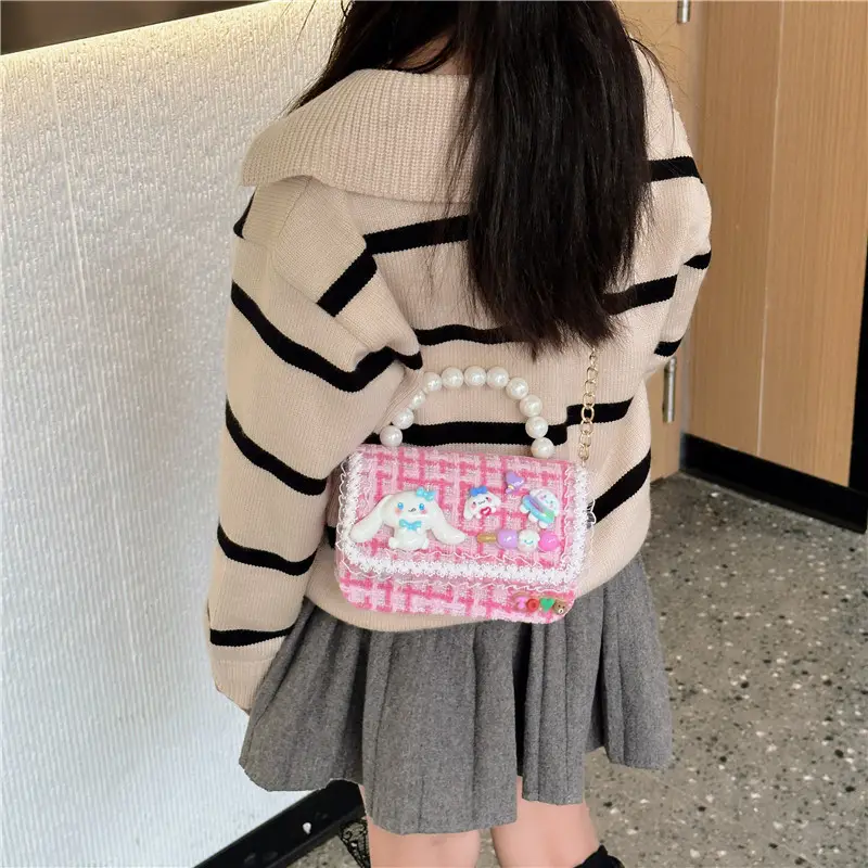 Pearl Princess Cartoon Handbag for Girls - Image 15