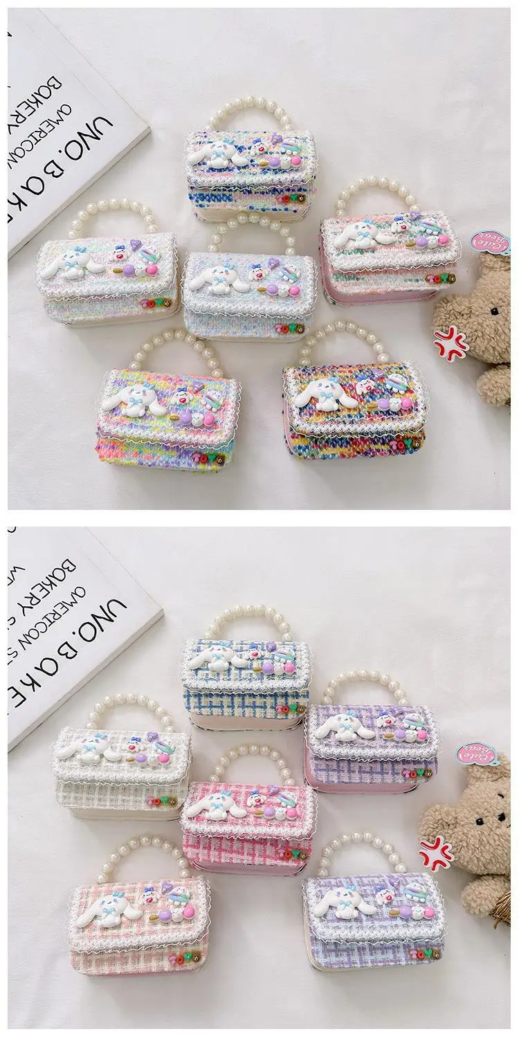 Pearl Princess Cartoon Handbag for Girls — feature 13