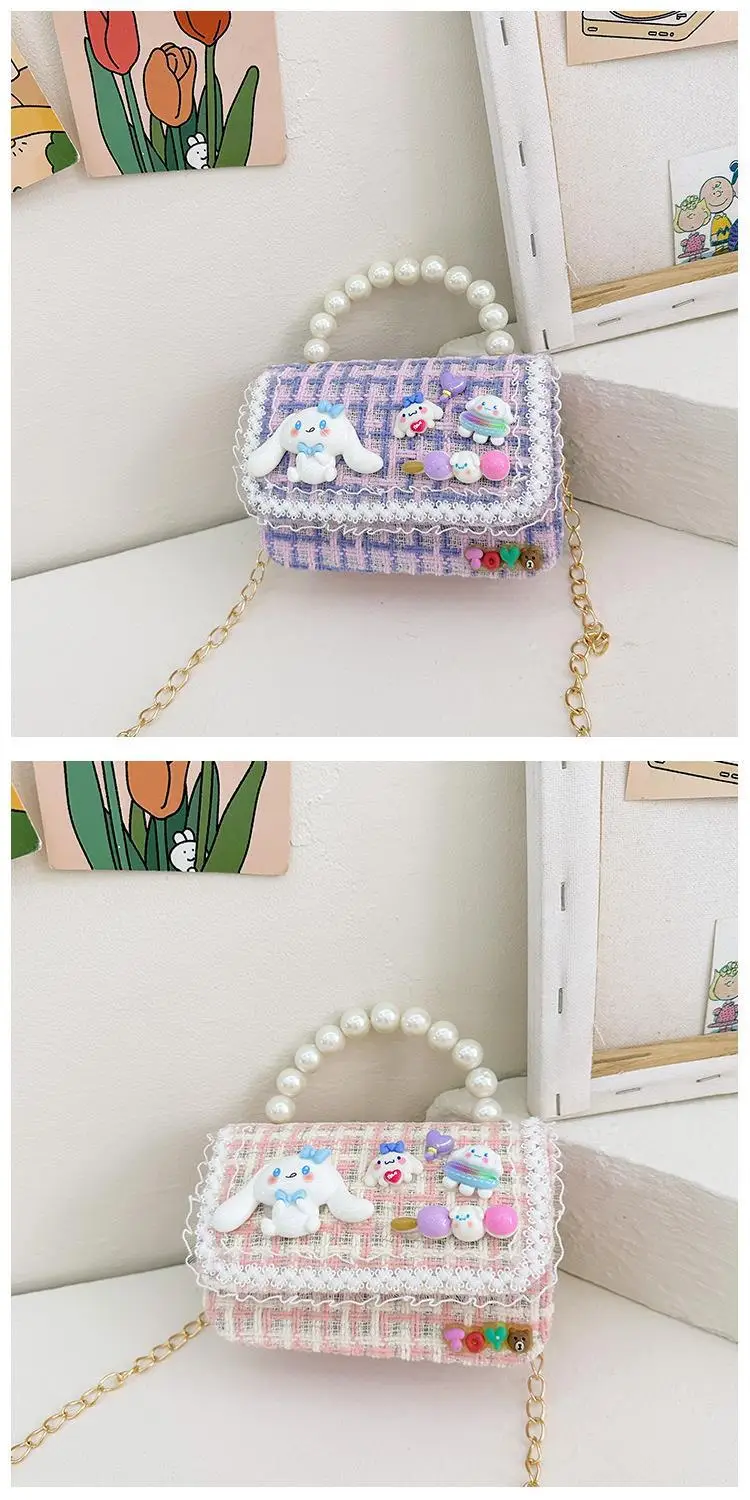 Pearl Princess Cartoon Handbag for Girls — feature 15