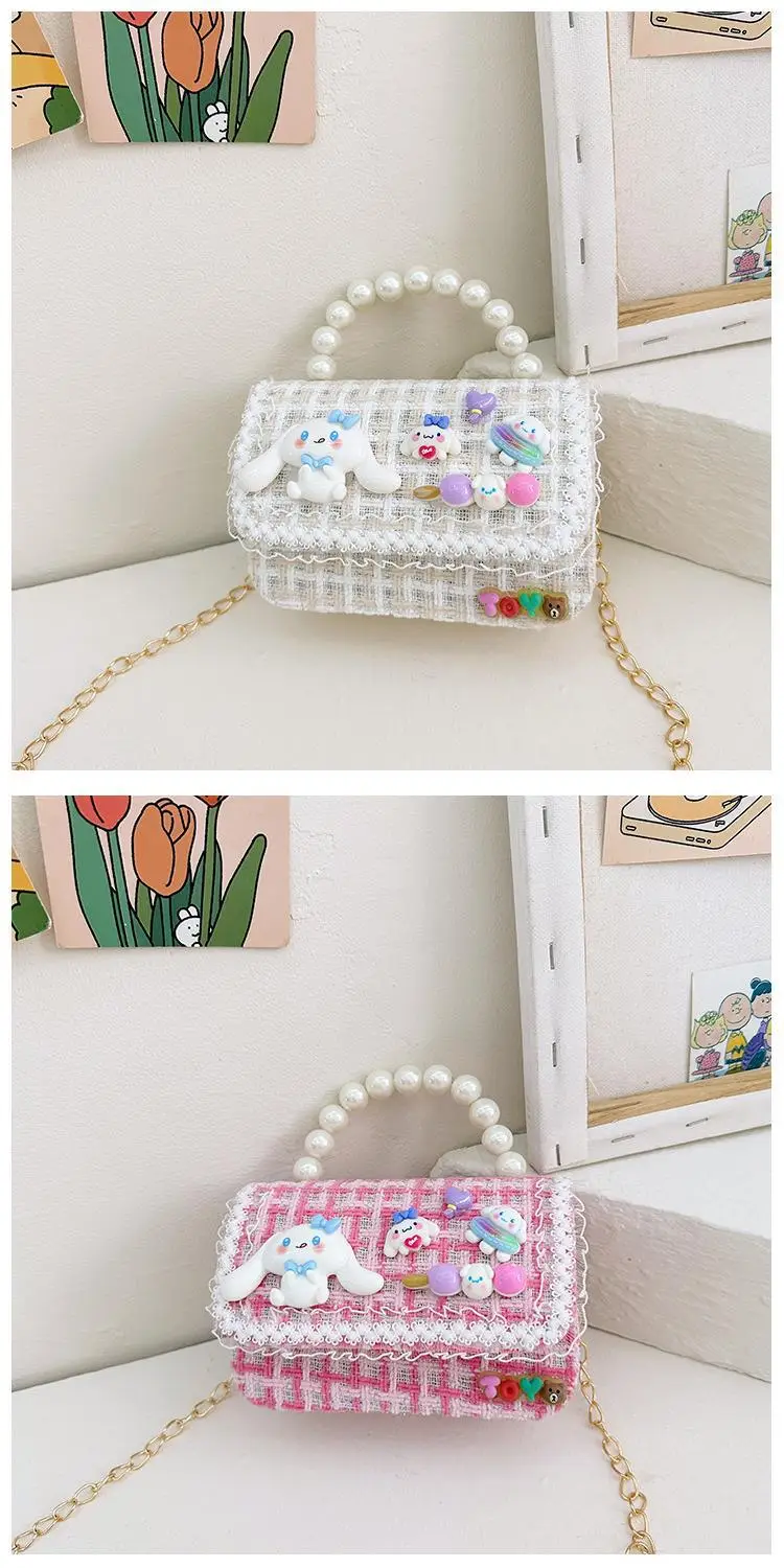 Pearl Princess Cartoon Handbag for Girls — feature 16