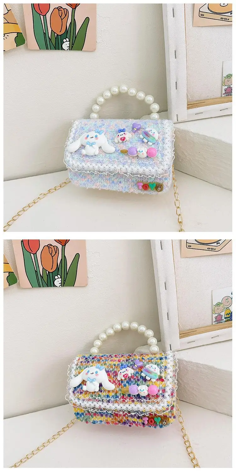 Pearl Princess Cartoon Handbag for Girls — feature 17
