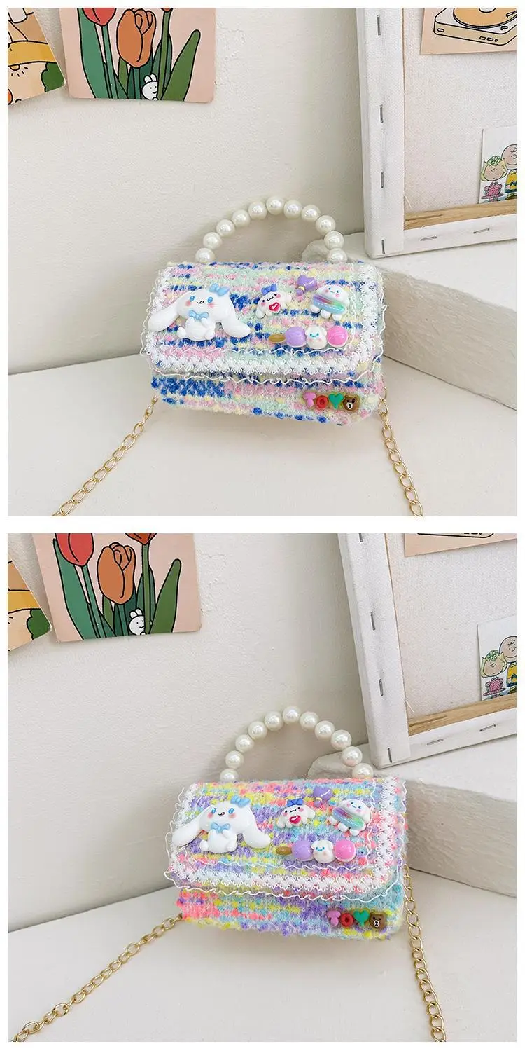 Pearl Princess Cartoon Handbag for Girls — feature 19