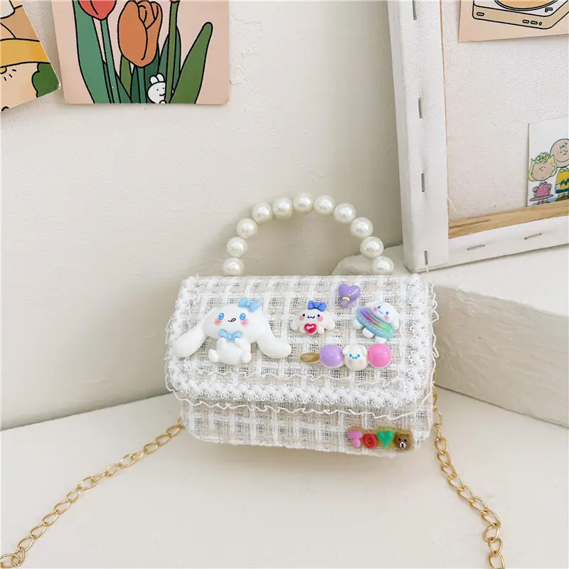 Pearl Princess Cartoon Handbag for Girls - Image 11