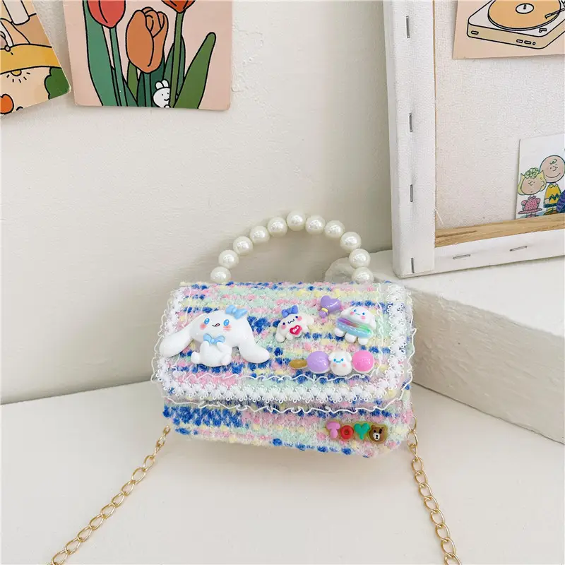 Pearl Princess Cartoon Handbag for Girls - Image 6