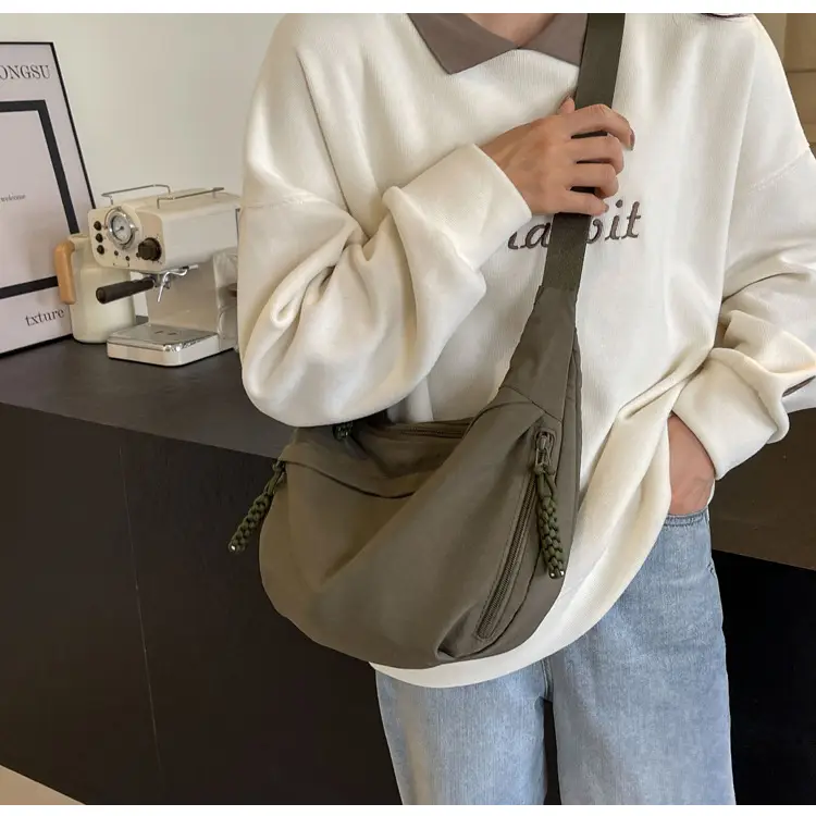Women's Red Shoulder Crossbody Bag with Tassel — feature 69