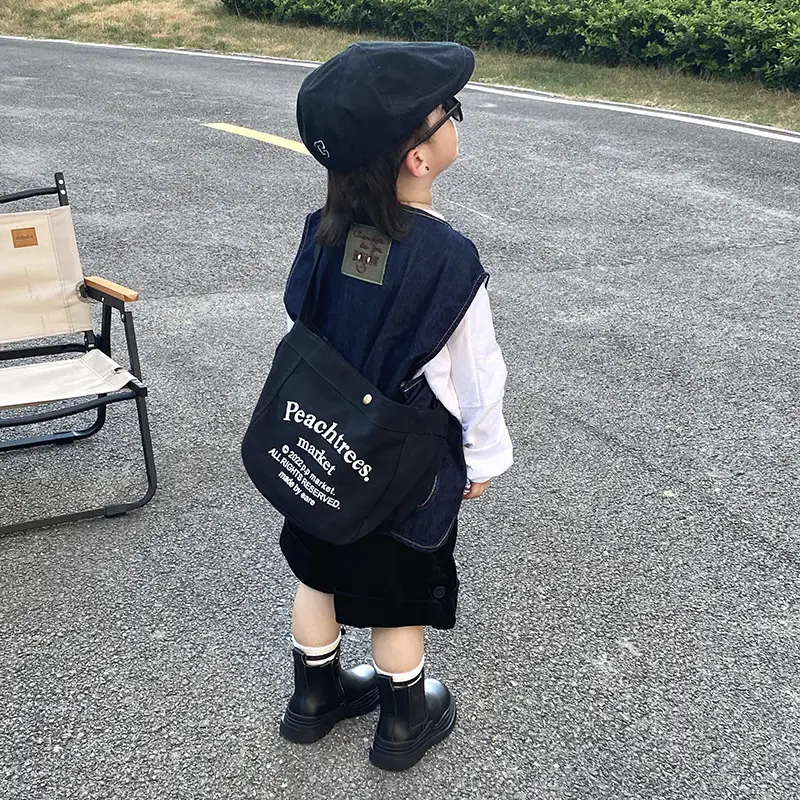 New Children's Canvas Bags with Cool Letters