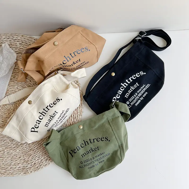 New Children's Canvas Bags with Cool Letters