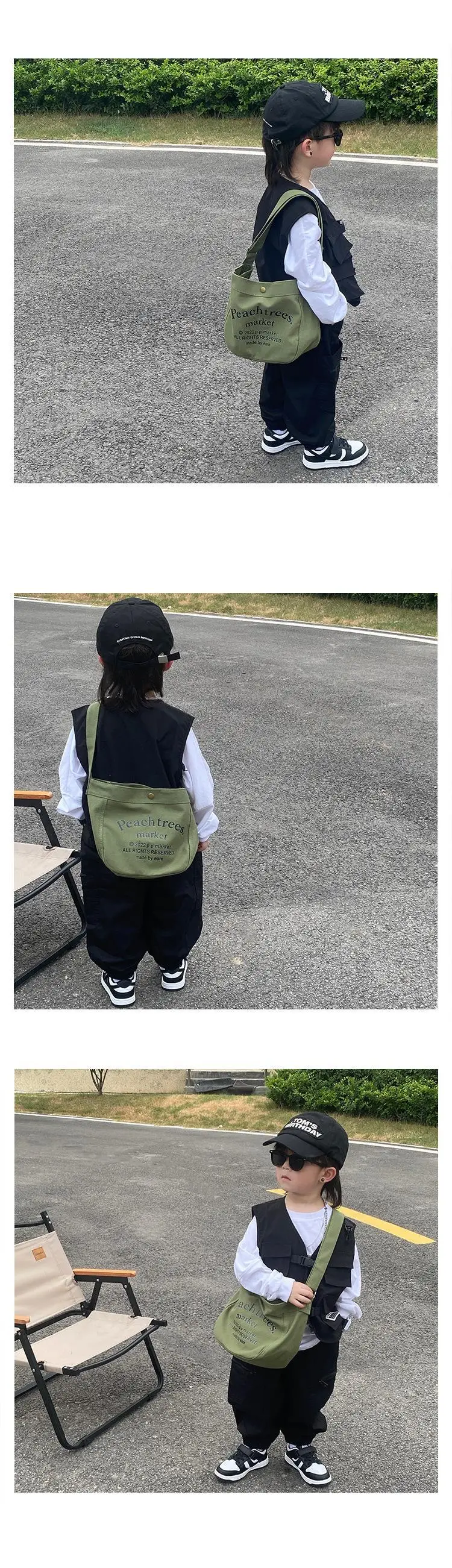 New Children's Canvas Bags with Cool Letters — feature 10