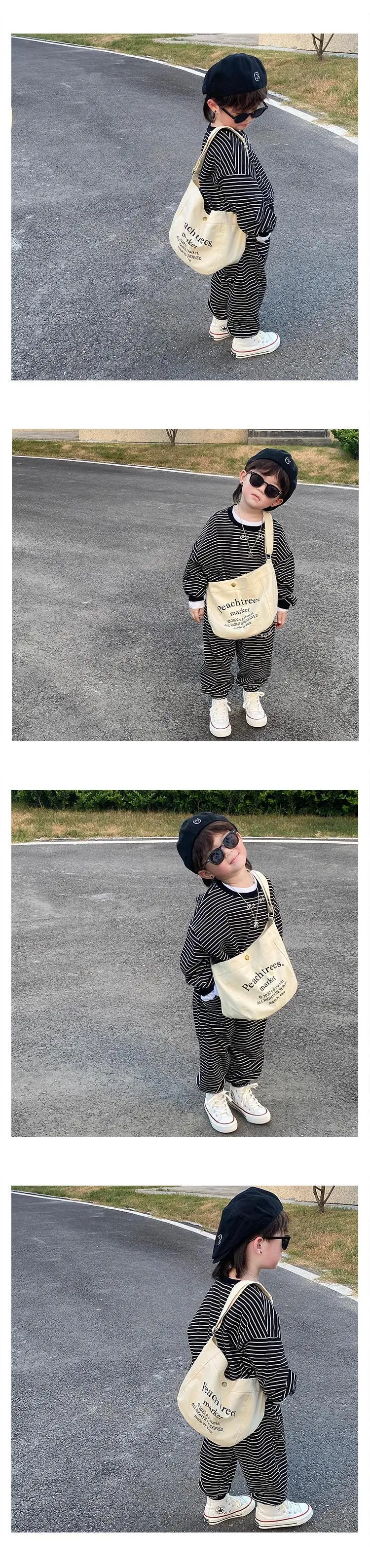 New Children's Canvas Bags with Cool Letters — feature 4