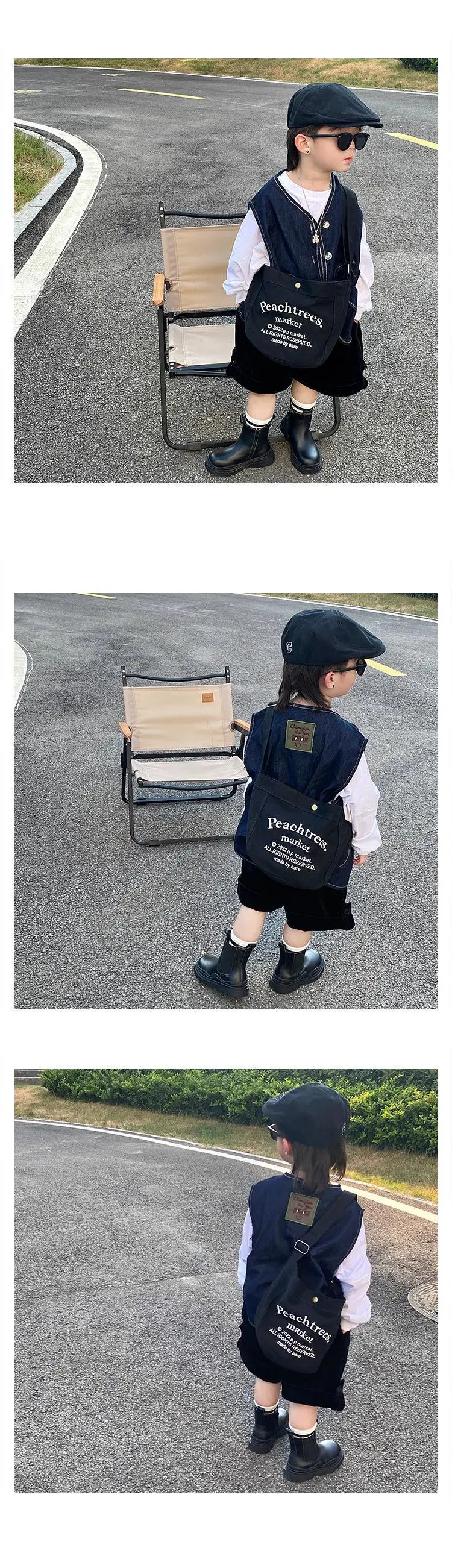 New Children's Canvas Bags with Cool Letters — feature 5