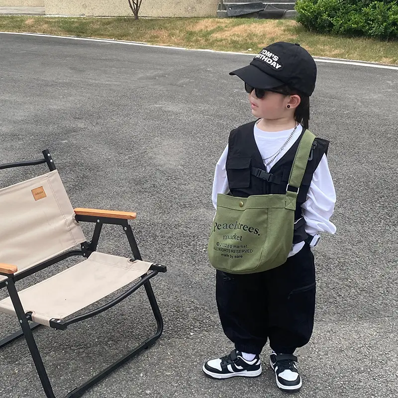 New Children's Canvas Bags with Cool Letters
