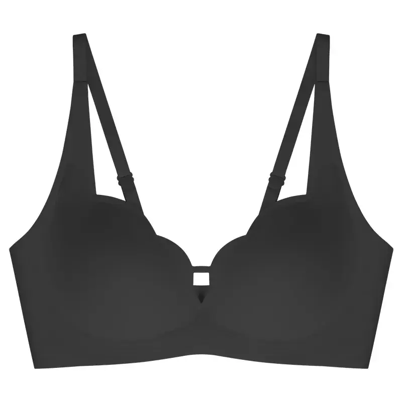 V-Neck Pure Wave Hollow Jelly Cup Underwear Women - Image 5