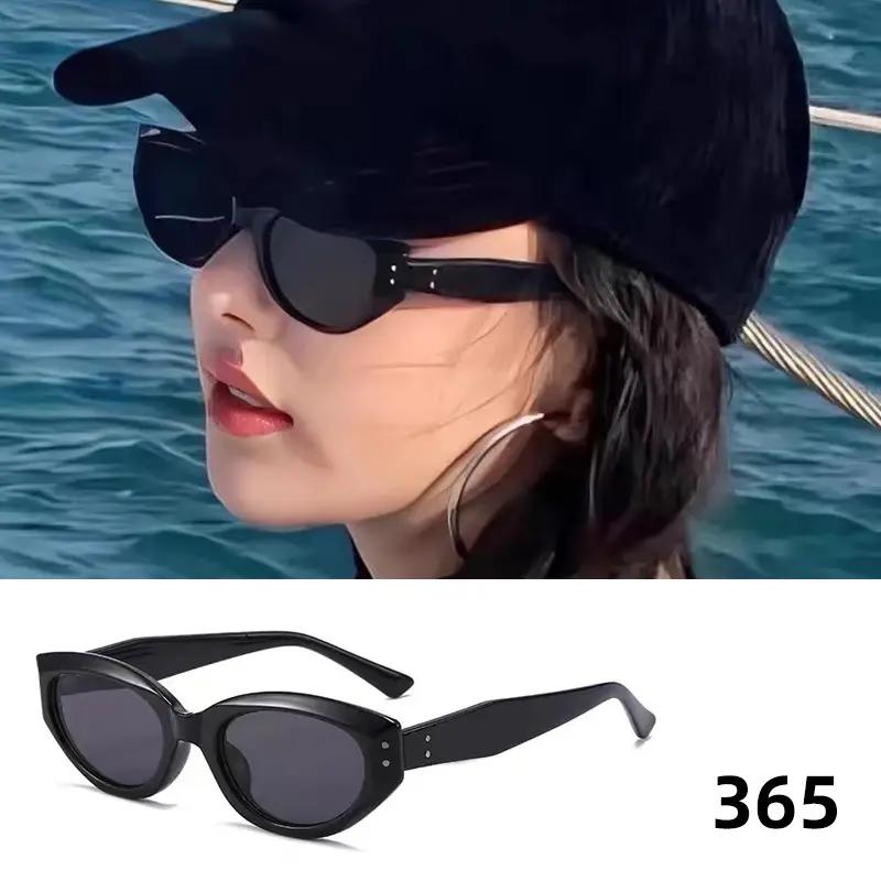 Women's Polarized UV400 Sunglasses Black 2327 - Image 2