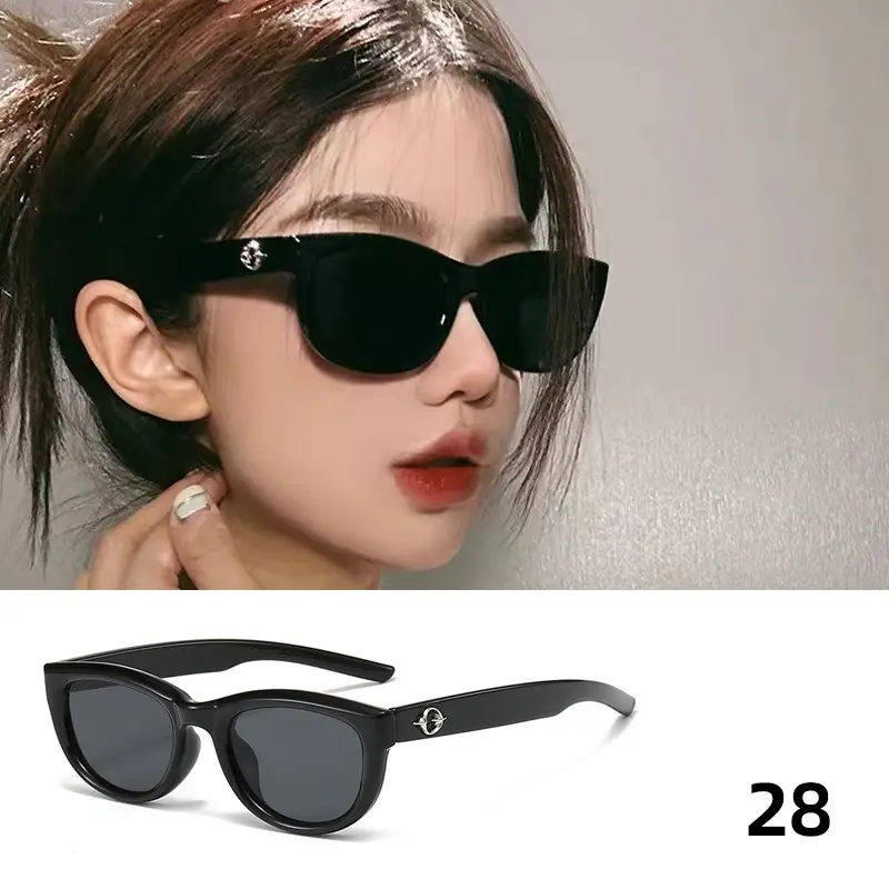 Women's Polarized UV400 Sunglasses Black 2327 - Image 6