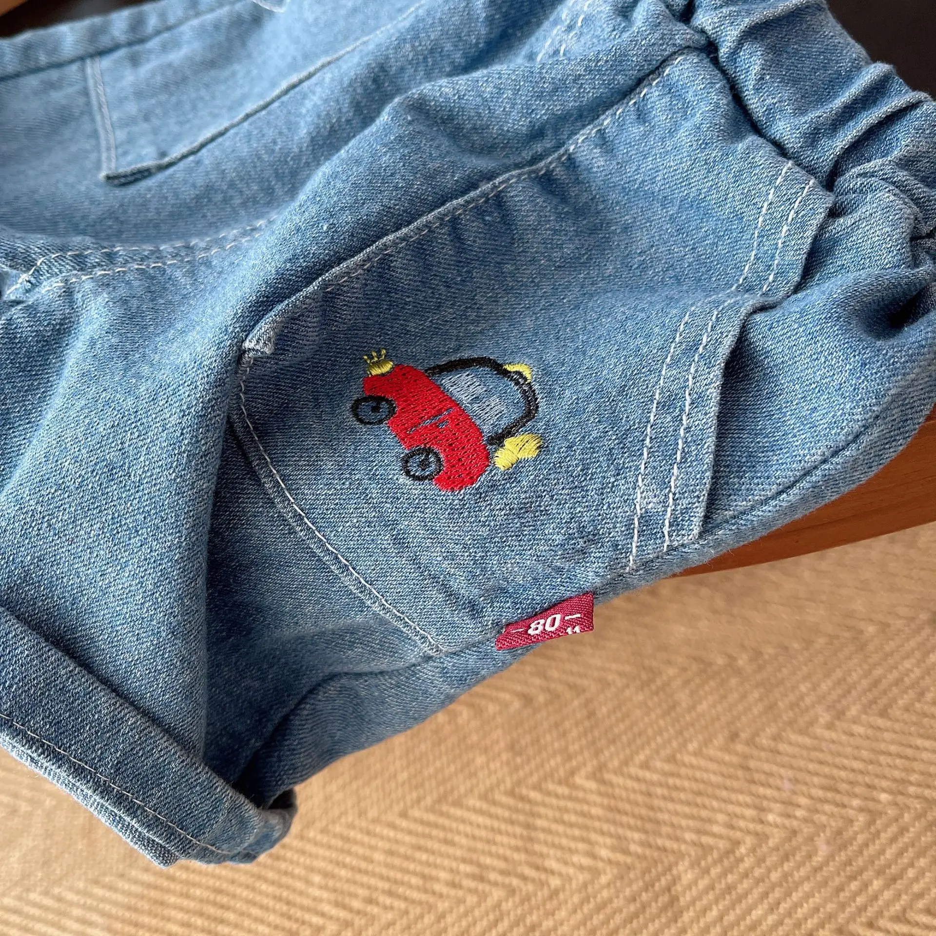 Children Cotton Car Print T-Shirt Shorts Set Summer — feature 12