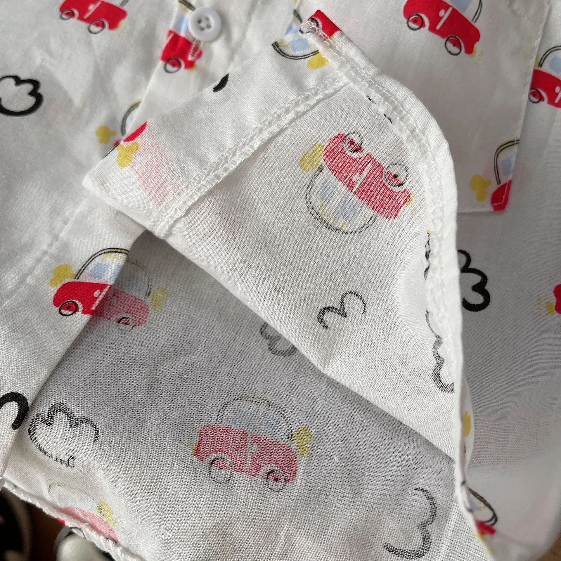 Children Cotton Car Print T-Shirt Shorts Set Summer — feature 8