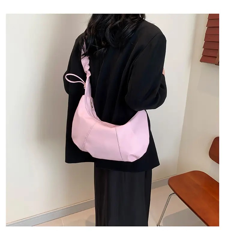 Women's Black Leather Shoulder Crossbody Bag Large Capacity — feature 10