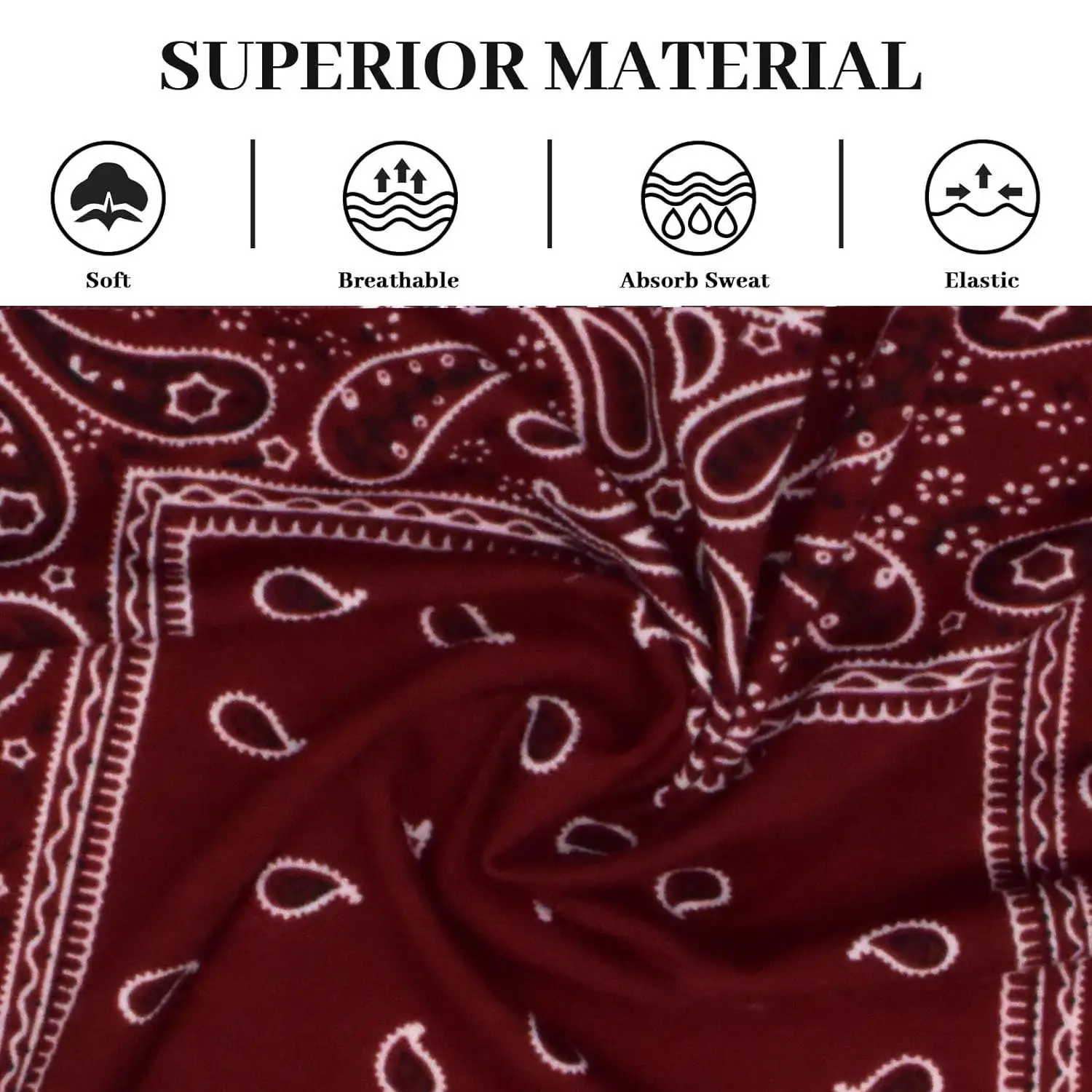 Women's Cotton Bohemian Hair Band with Colorful Design — feature 5