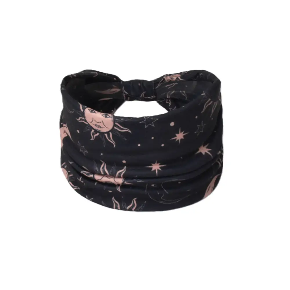 Women's Cotton Bohemian Hair Band with Colorful Design - Image 102