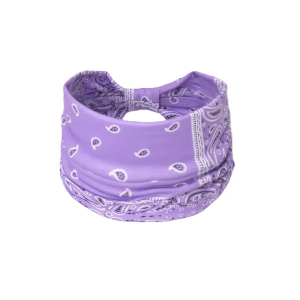 Women's Cotton Bohemian Hair Band with Colorful Design - Image 112