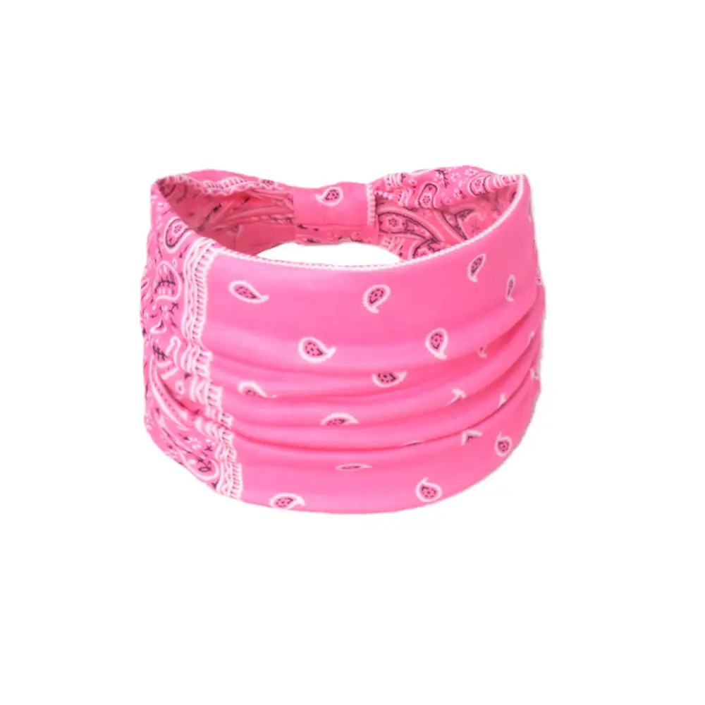 Women's Cotton Bohemian Hair Band with Colorful Design - Image 114