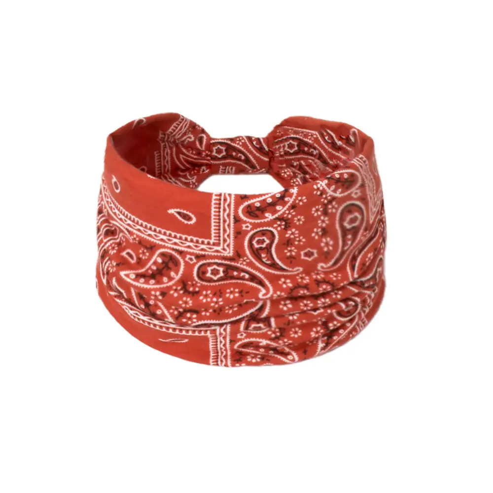 Women's Cotton Bohemian Hair Band with Colorful Design - Image 115