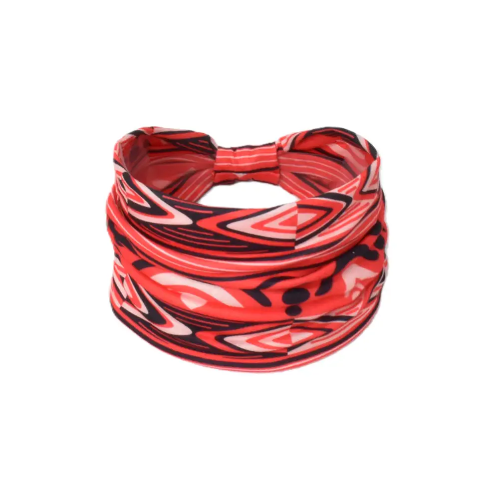 Women's Cotton Bohemian Hair Band with Colorful Design - Image 125