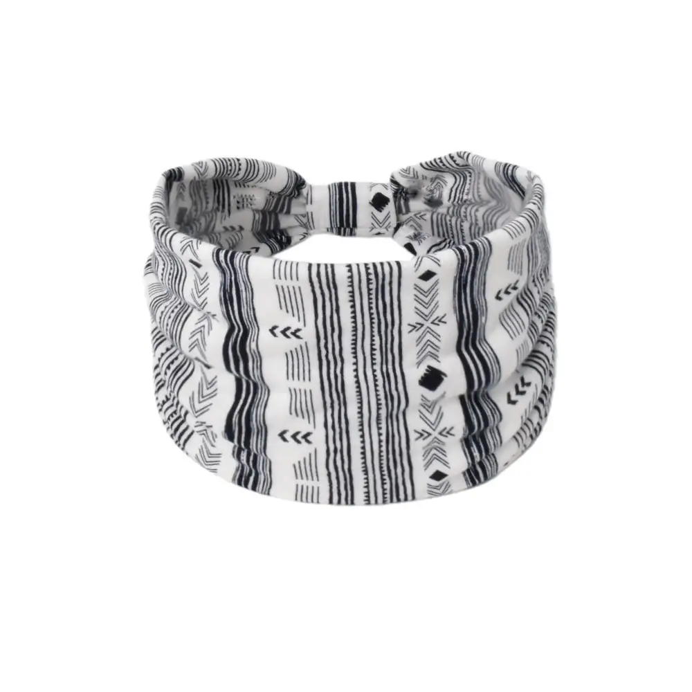 Women's Cotton Bohemian Hair Band with Colorful Design - Image 130