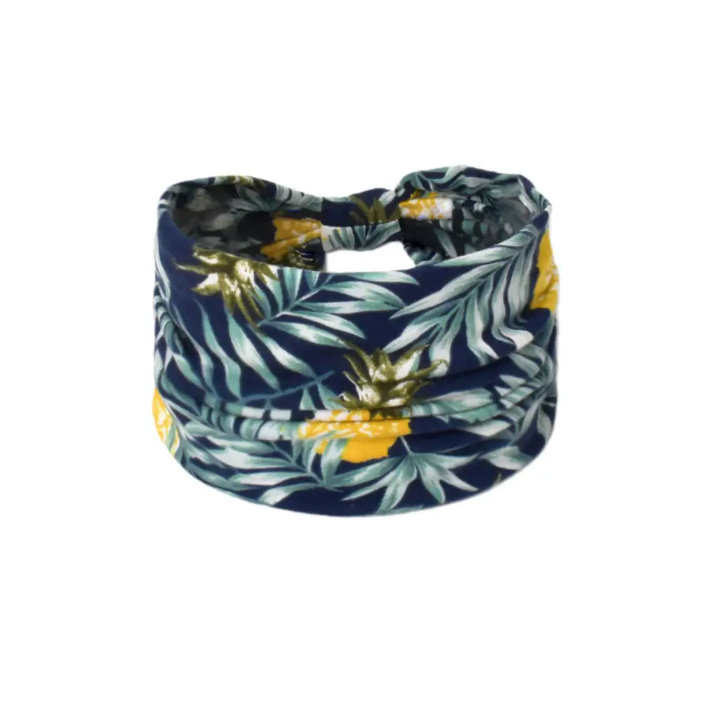 Women's Cotton Bohemian Hair Band with Colorful Design - Image 131