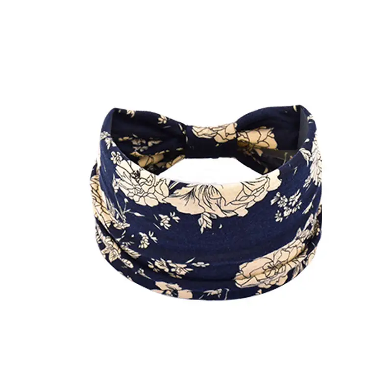 Women's Cotton Bohemian Hair Band with Colorful Design - Image 15