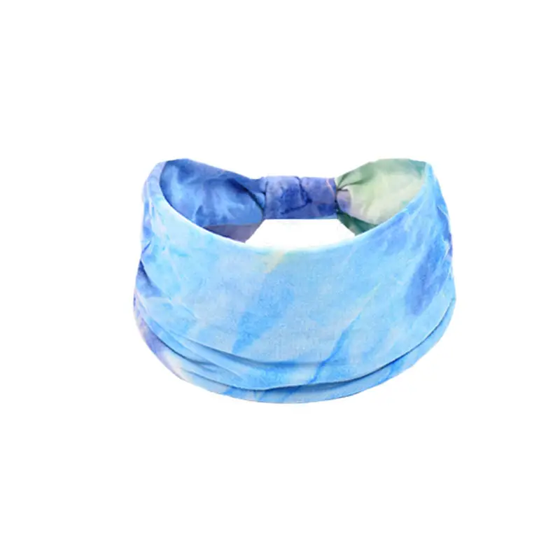 Women's Cotton Bohemian Hair Band with Colorful Design - Image 26