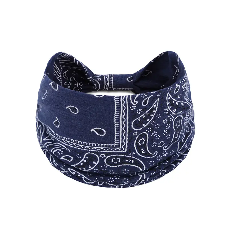 Women's Cotton Bohemian Hair Band with Colorful Design - Image 4